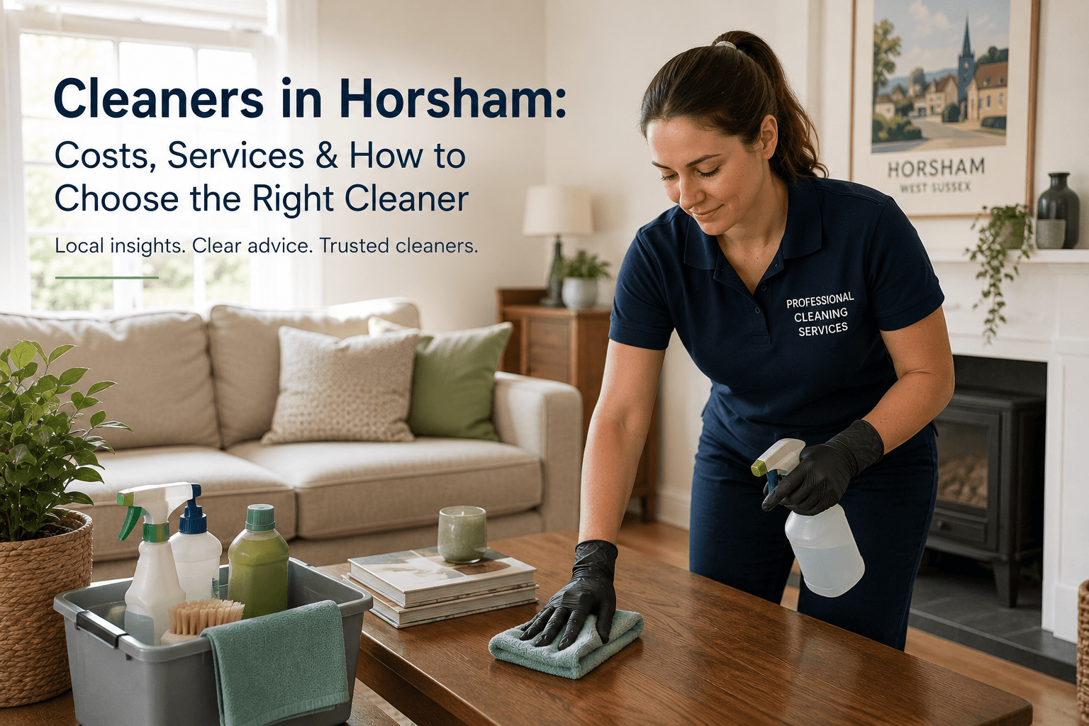 Cleaners in Horsham: Local Cleaning Costs, Services & What Households Actually Look For